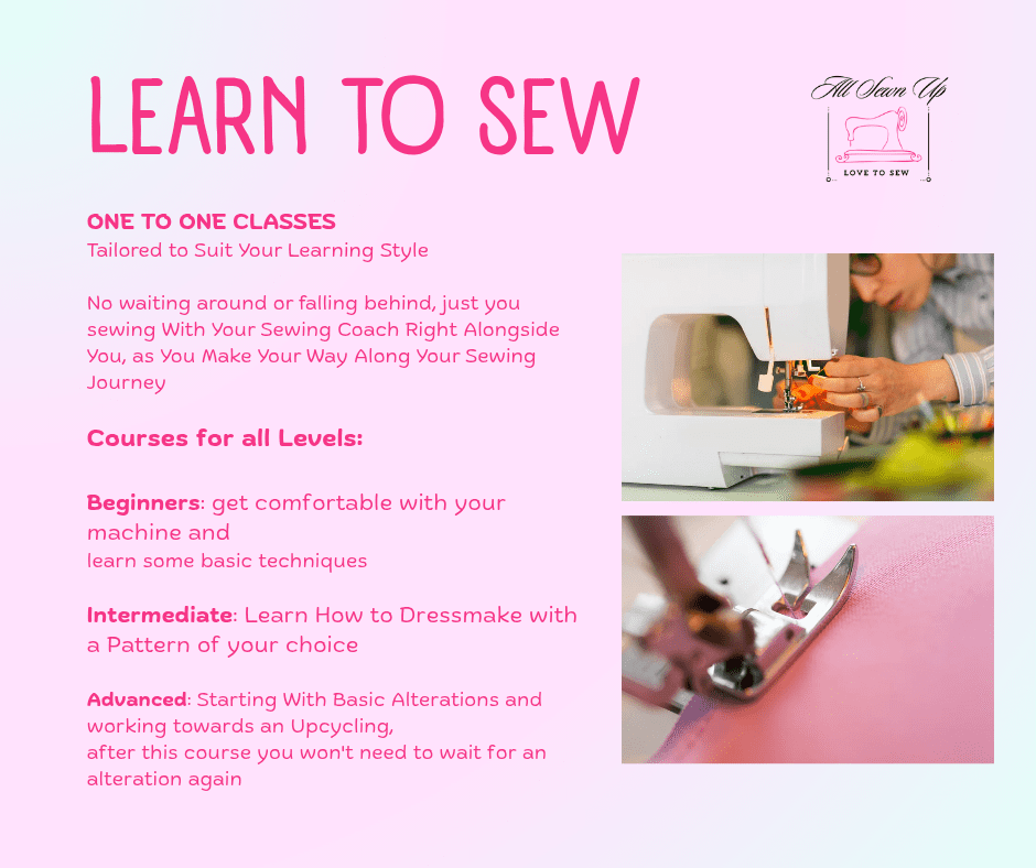 One to One Sewing Classes