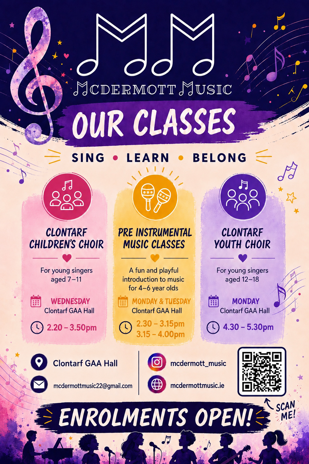 Clontarf Children’s Choir / Pre Instrumental Music
