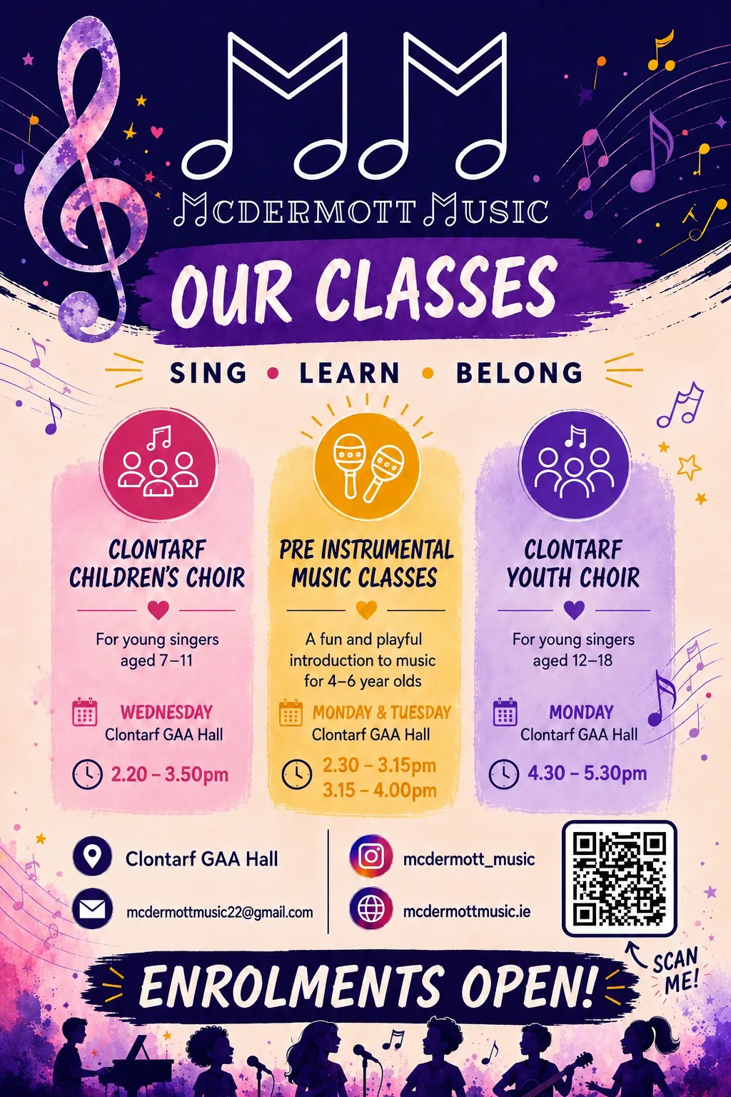 Clontarf Children’s Choir / Pre Instrumental Music