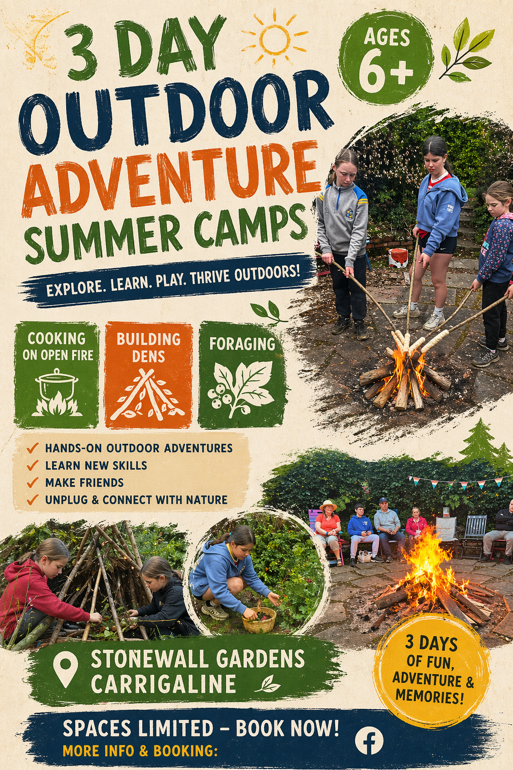 Outdoor adventure camps