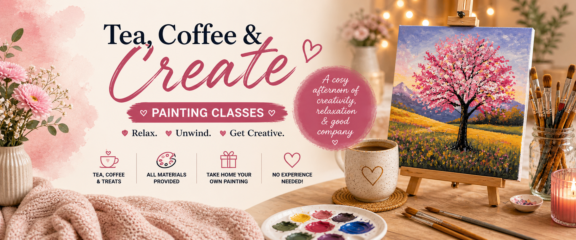 Tea, Coffee & Create Painting Classes